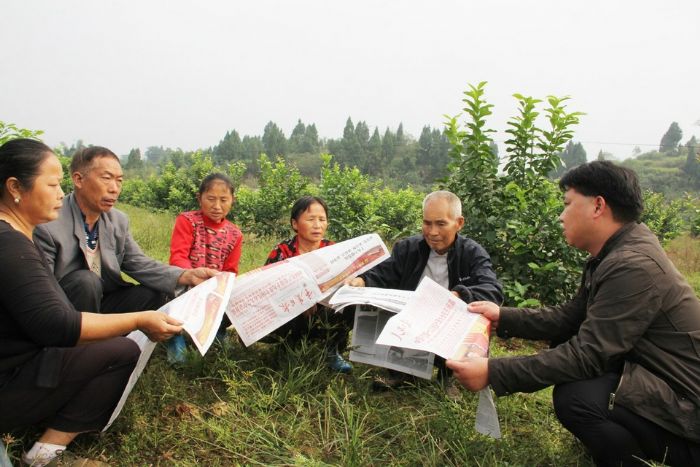 学习现场。
