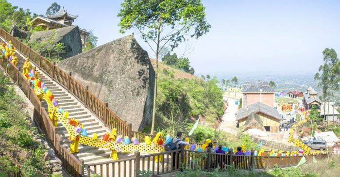 龙多山健身步道
