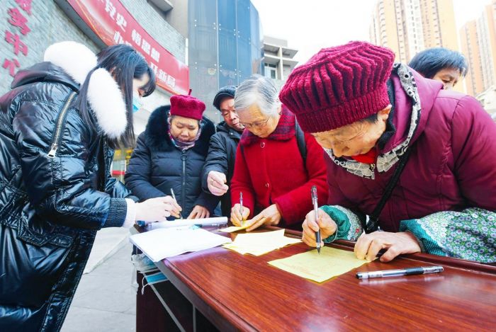 桂林街道第二选区中心投票站。全媒体记者李静摄
