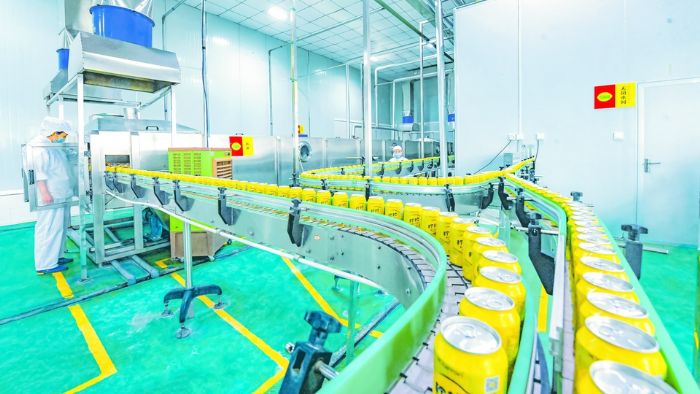 重庆汇达柠檬科技集团有限公司自动化生产车间。
